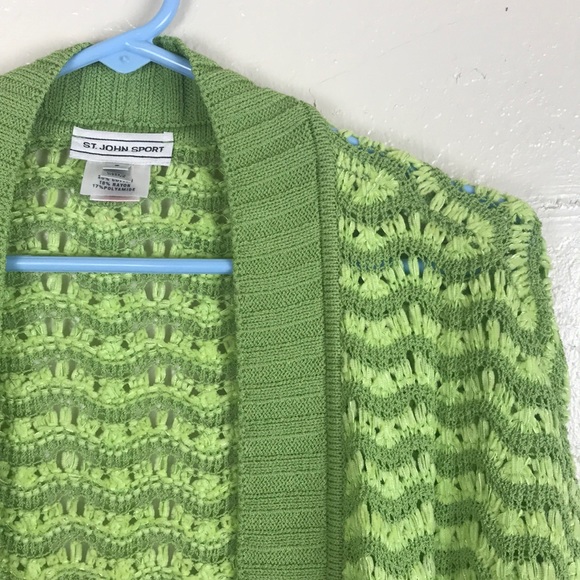 St John Knit batwing cardigan sweater - Picture 2 of 6
